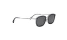 A pair of stylish sunglasses with a sleek, modern design.