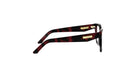 A pair of stylish, tortoiseshell-patterned glasses with gold accents, positioned side by side against a white background.