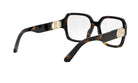 A pair of stylish tortoiseshell-framed glasses with a gold-colored buckle.