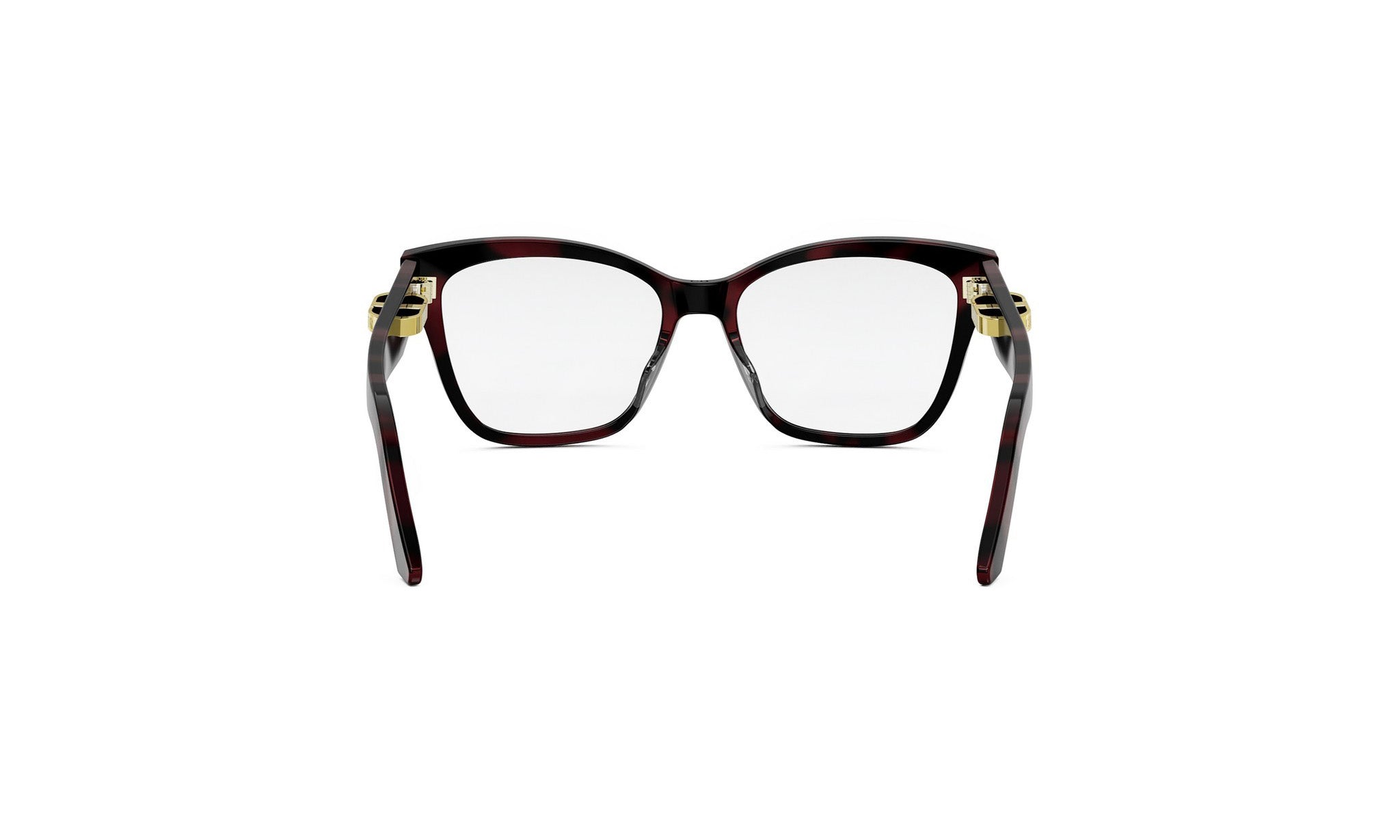 A pair of stylish, dark-framed glasses with a sleek, modern design.