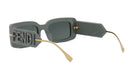 A pair of stylish sunglasses with the Fendi logo prominently displayed on the frame.
