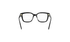 A pair of black-framed glasses with a sleek, modern design.