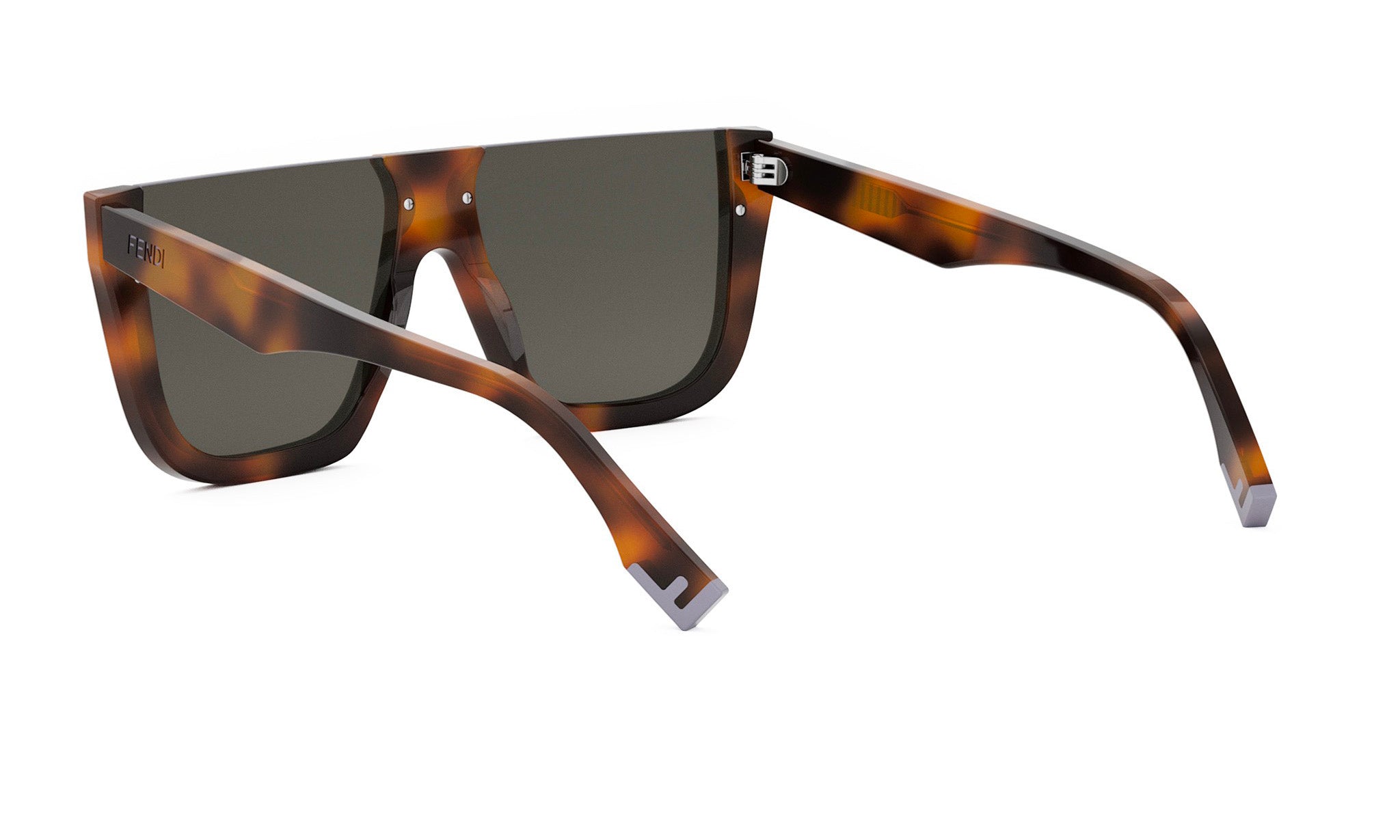 A pair of sunglasses with dark lenses and a dark frame.