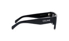 A pair of black sunglasses with the Celine logo on the frame.