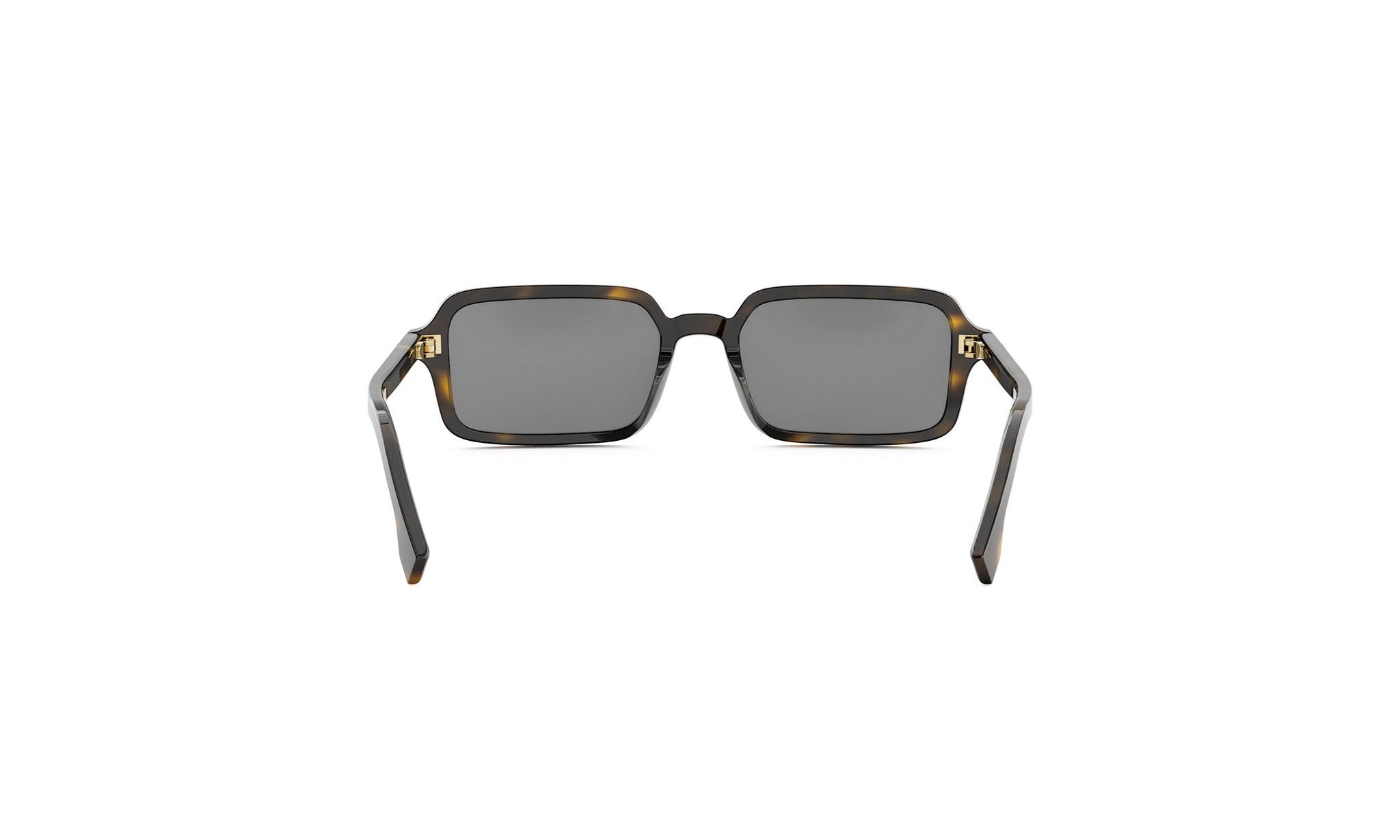 A pair of dark-framed sunglasses with a tortoiseshell pattern.