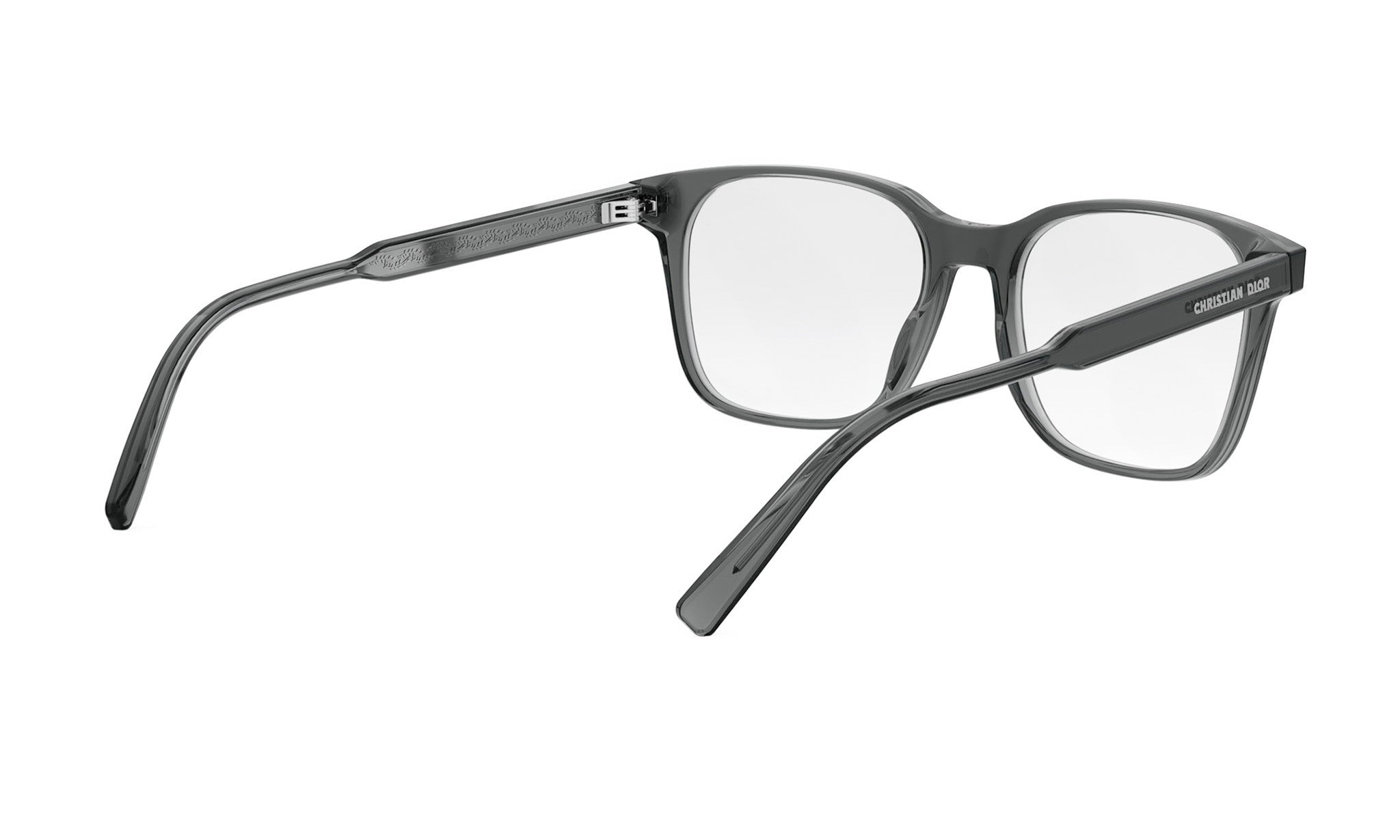 A pair of black-framed glasses with a sleek, modern design.