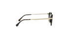 A pair of sunglasses with a tortoiseshell frame and a white strap.