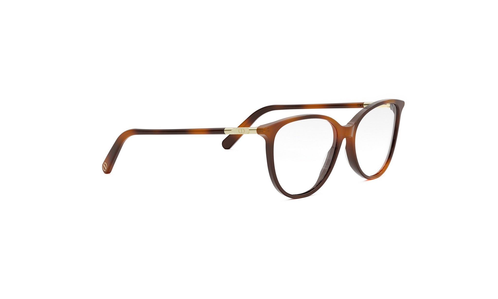 A pair of brown-framed glasses with a tortoiseshell design.