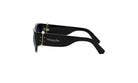 A pair of black sunglasses with gold accents and the logo of Christian Dior Paris.
