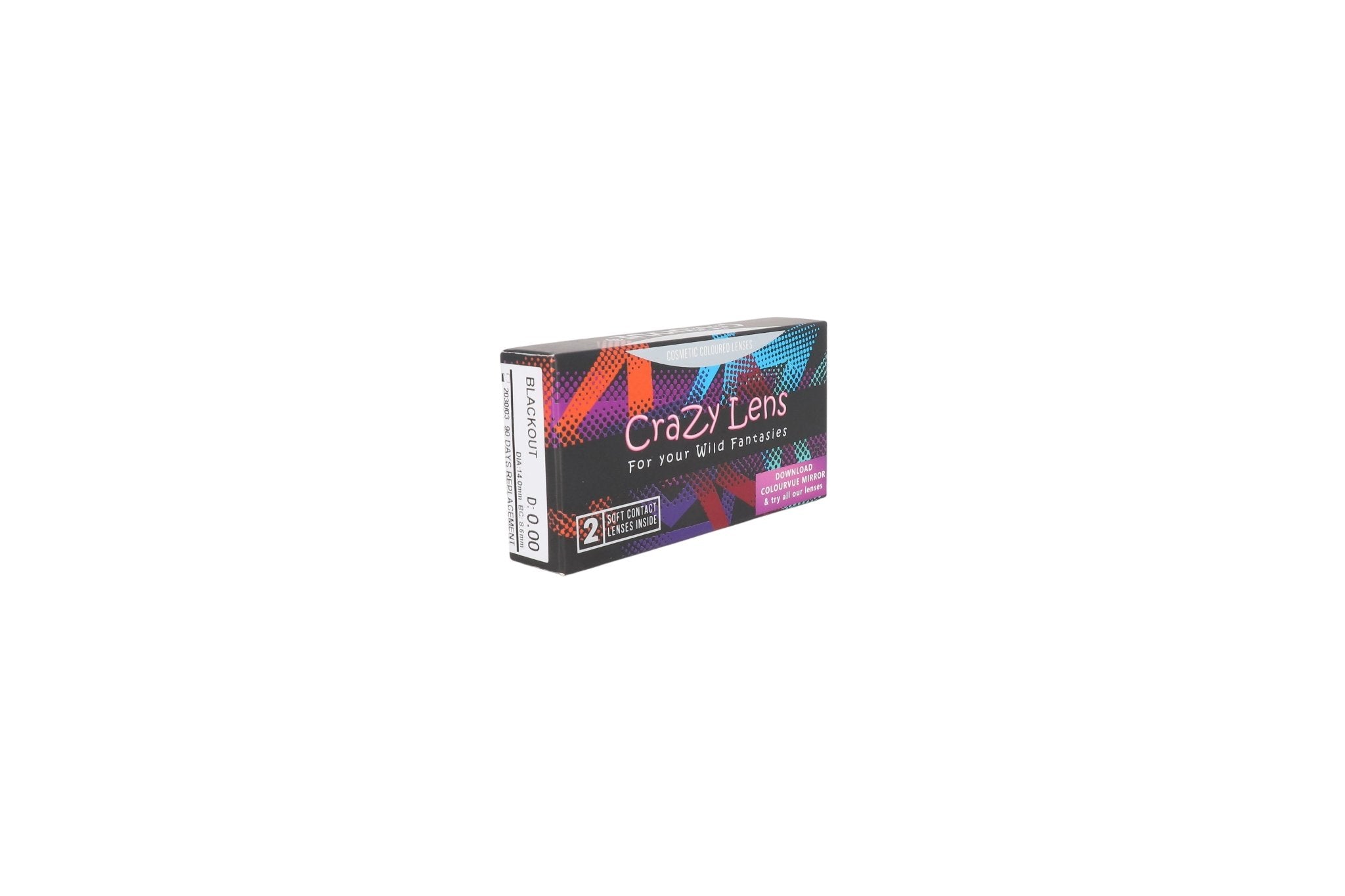 Crazy Lens Blackout Diam:14 Raio:8.60 - Jorge Oculista