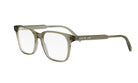 A pair of gray-framed glasses with the brand name "Christian Dior" printed on the side.