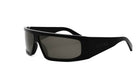 A pair of black sunglasses with the Celine logo on the frame.