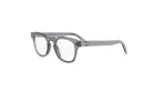 A pair of gray-framed glasses with the Celine logo visible on the temples.
