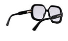 A pair of black-framed sunglasses with a Dior logo on the temples.
