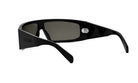 A pair of black sunglasses with a Celine logo on the frame.