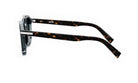 A pair of sunglasses with a tortoiseshell frame and dark lenses.
