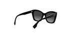 A pair of black Fendi sunglasses with a sleek, modern design.