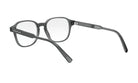 A pair of black-framed glasses with a sleek, modern design.