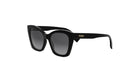 A pair of black Fendi sunglasses with a sleek, modern design.