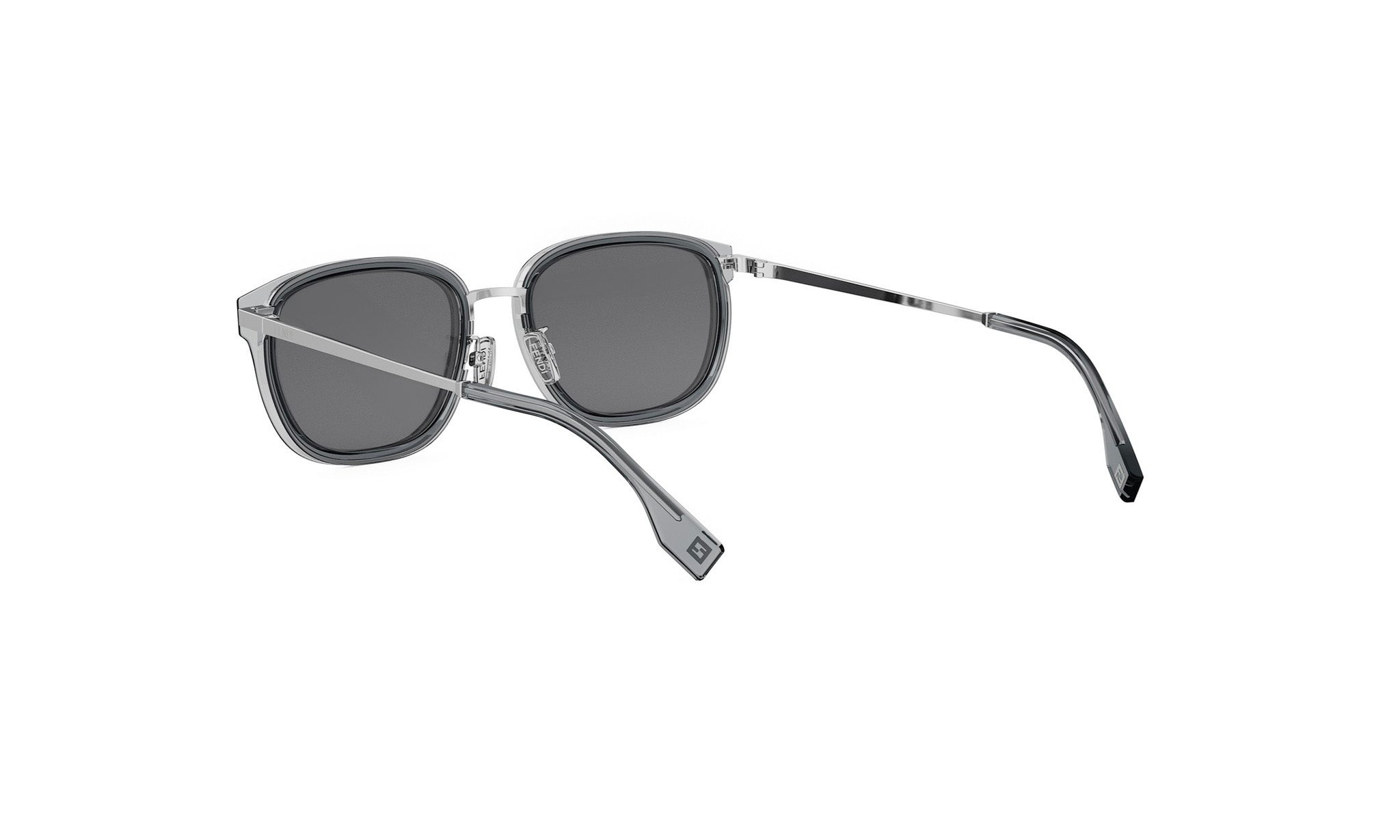 A pair of stylish sunglasses with a sleek, modern design.