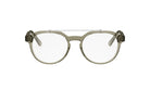 A pair of stylish, modern-looking glasses with a sleek, minimalist design.