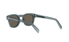 A pair of dark-framed sunglasses with a sleek, modern design.