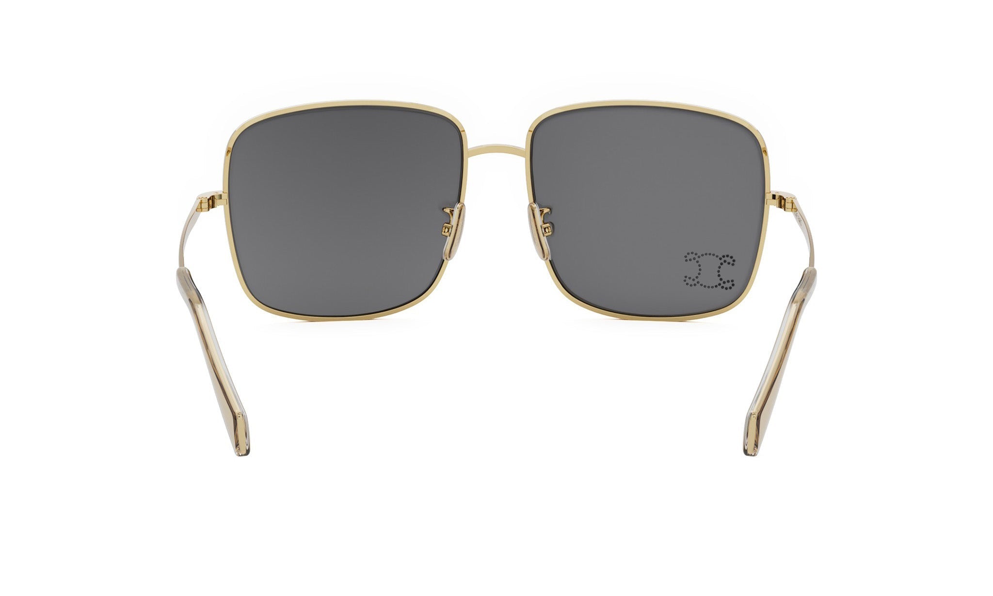 RHINESTONE TRIOMPHE SQUARE SUNGLASSES - Jorge Oculista